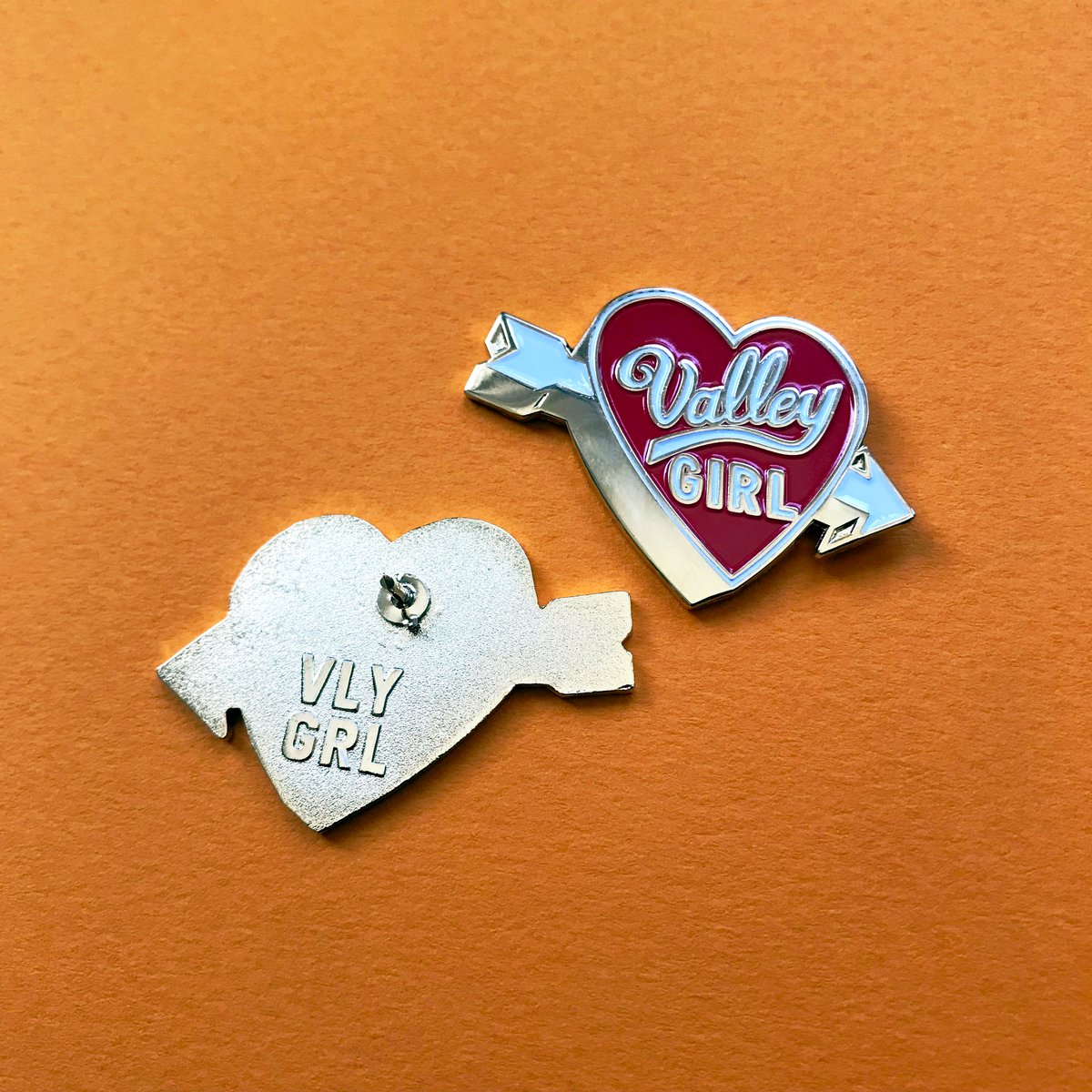 Image of Valley Girl Heart Pin