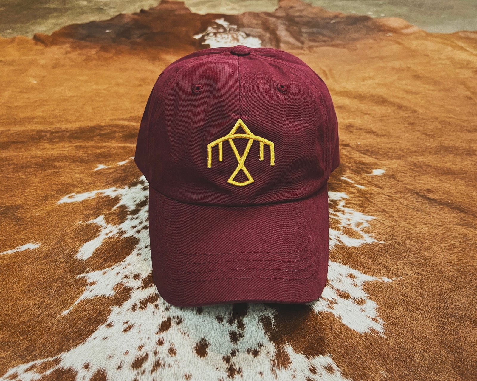 Maroon and sales gold hat