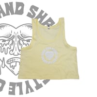 Image 1 of Legacy Crop Tank (Butter)