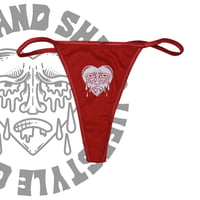 Image 1 of Classic Logo Thong (Red)