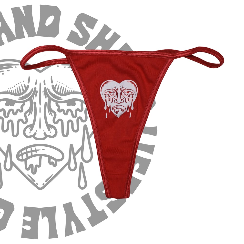 Classic Logo Thong (Red)
