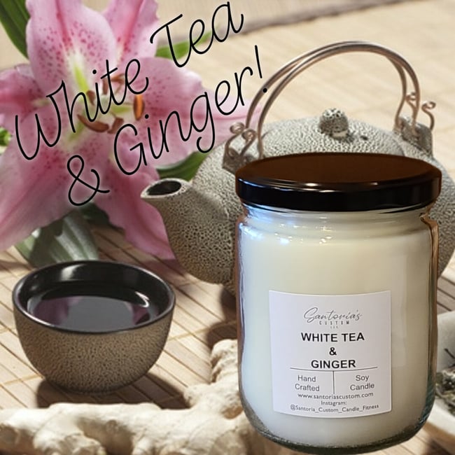 White Tea & Ginger 12 oz SantoriasCustom