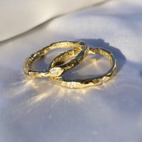 Image 1 of Rossmore. Diamond Manet Rings