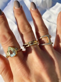 Image 3 of Rossmore. Diamond Manet Rings