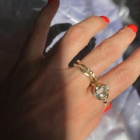 Image 2 of Rossmore. Diamond Manet Rings