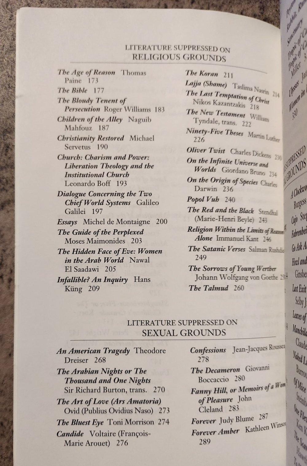 100 Banned Books: Censorship Histories of World Literature, by Nicholas J. Karolides