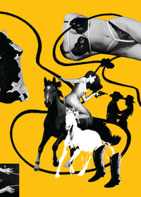 Image 1 of Reverse Cowgirl Yellow Print