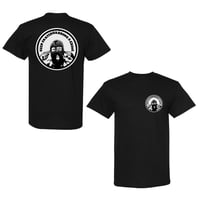 KSAC T-SHIRT front and back print - Black