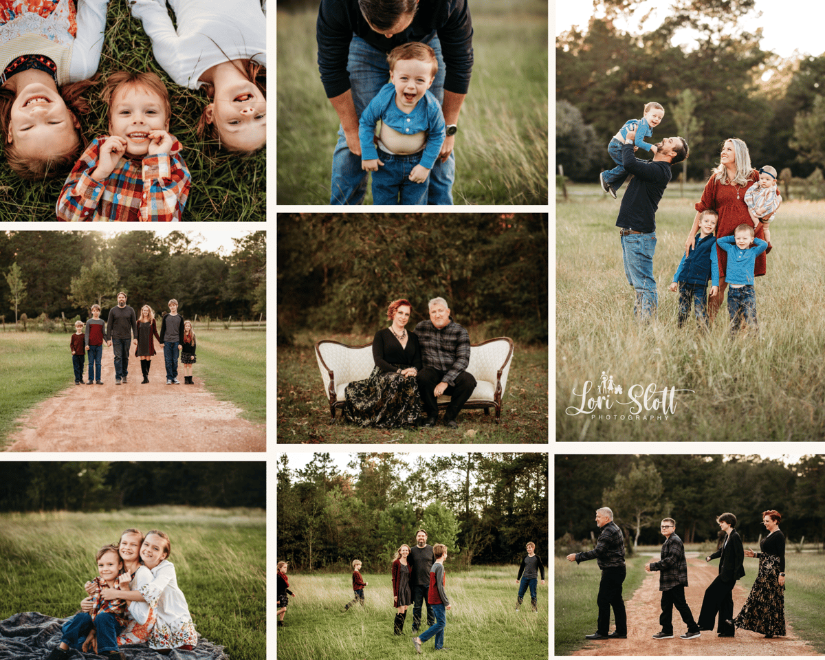 Outdoor Family Petite Sessions, New Waverly Nov. 2nd