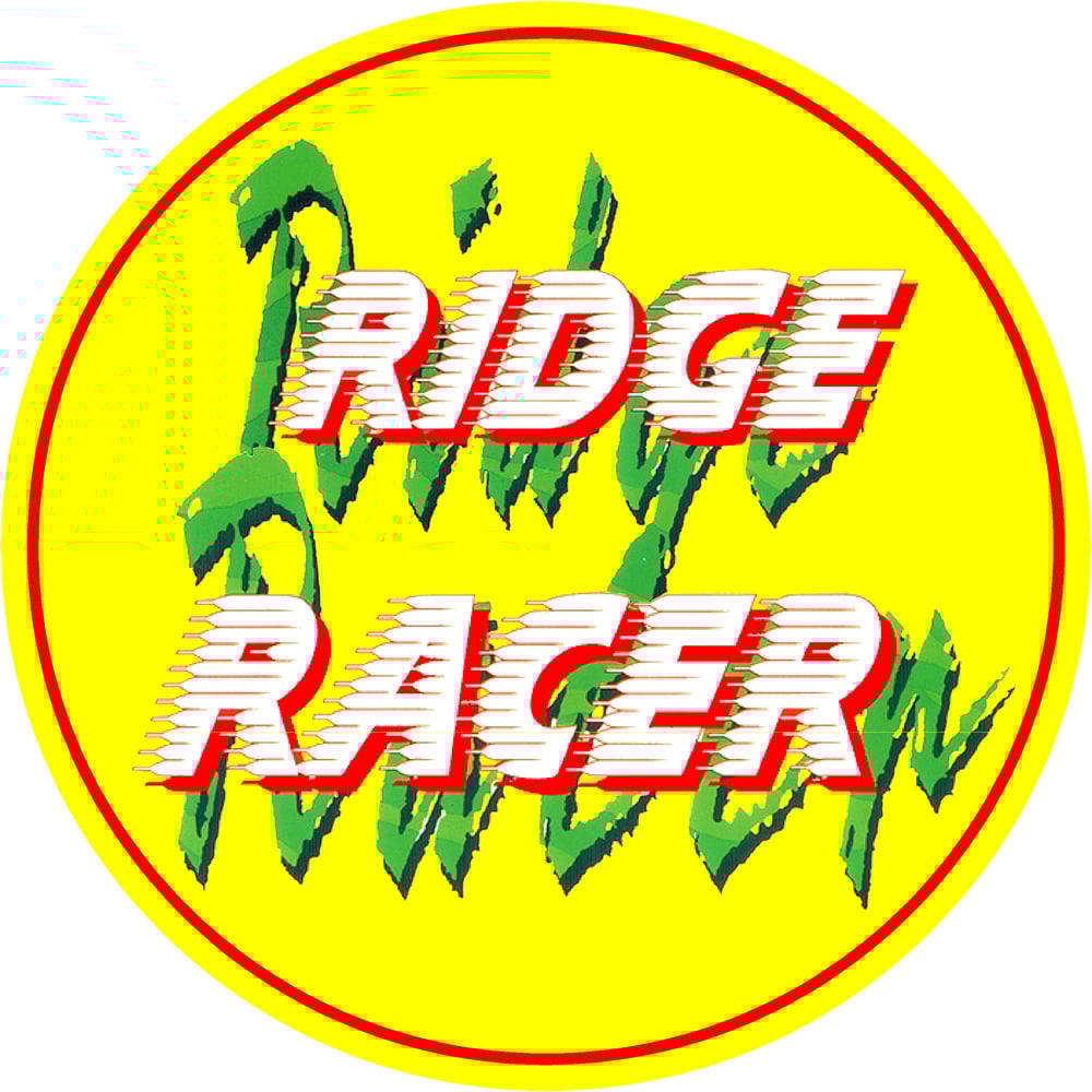 Ridge Racer Steering wheel centre sticker to fit Arcade 1up Cabinet ...