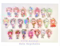 Image 1 of YTTD: Holographic Animal Friend Acrylic Charm