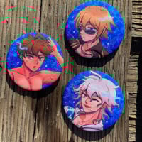 Image 2 of DR: Thirsty Beach Boy Fabric Buttons