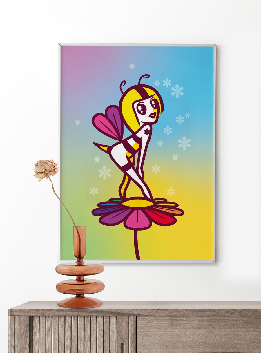 Image of BD Bee Sharp Poster