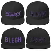 Image 1 of BLEGH SNAPBACK HAT - PURPLE EDITION