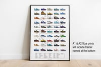 Image 1 of Adi Classics Colourway Poster Print - Features 50 Classic Trainers - A1, A2 & A3
