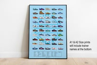 Image 2 of Adi Classics Colourway Poster Print - Features 50 Classic Trainers - A1, A2 & A3