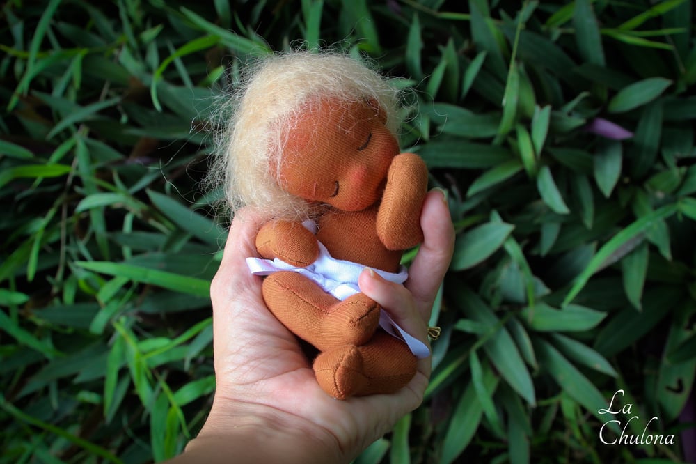 Image of Copal- 7 inch Natural Fibers Baby Mushroom Gnome