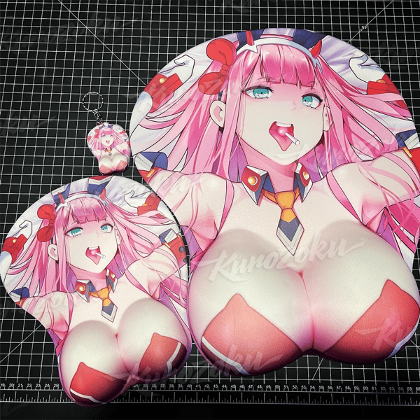 Image of Bunny 02 Mousepad Keychain