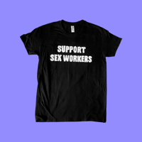 Image of SEX WORK screen-printed t-shirt