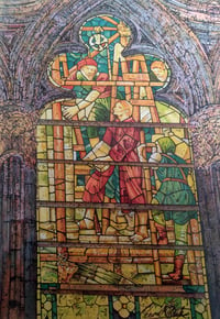 Carl Paul "Stained Glass Window, St Hugh 1185, Lincoln Cathedral"