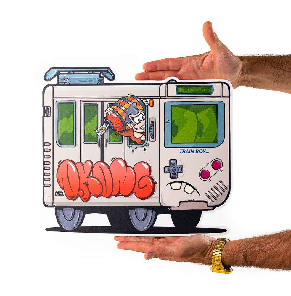 Image of ''TRAIN BOY (DONKEY KONG EDITION)'' PVC (Hard-foam) Cut