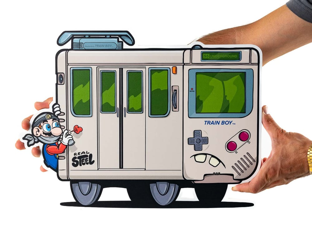 Image of ''TRAIN BOY (MARIO EDITION)'' PVC (Hard-foam) Cut