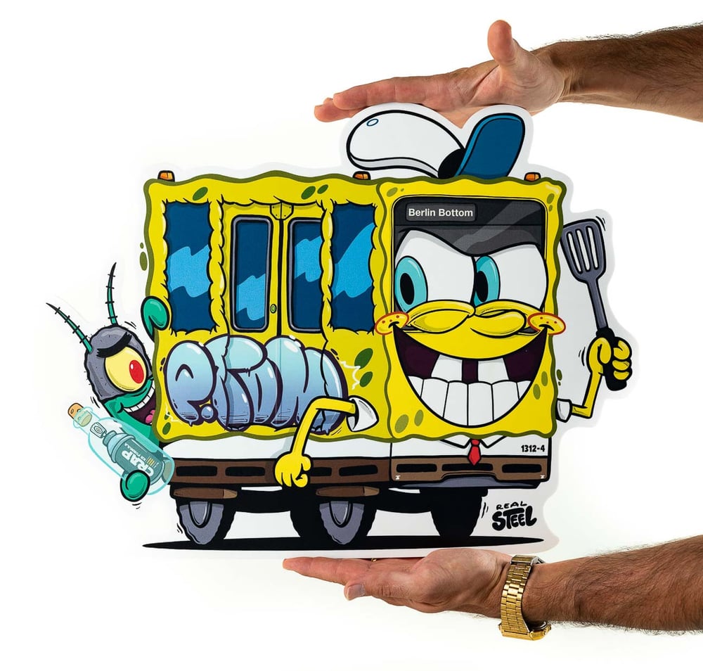 Image of ''STEELBOB SQUARE PAINT'' PVC (Hard-foam) Cut