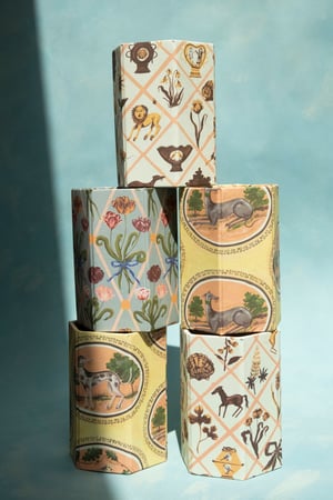 Image of Pen Pot - Oval Paintings