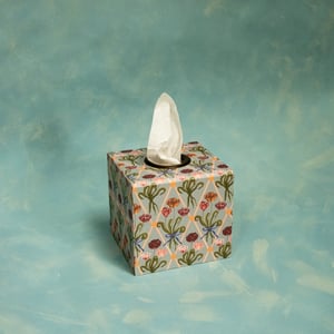 Image of Tissue Box - Diamond Tulip