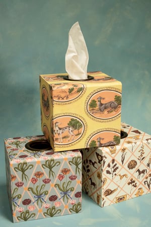 Image of Tissue Box - Motif Lattice