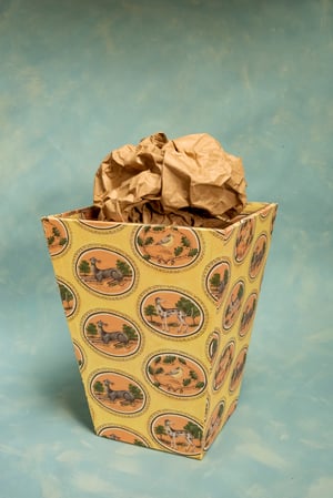 Image of Waste Paper Bin - Oval Paintings