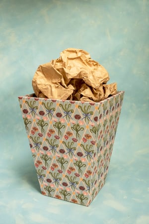Image of Waste Paper Bin - Diamond Tulip
