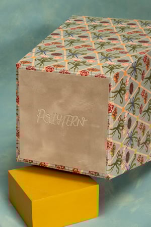 Image of Waste Paper Bin - Diamond Tulip