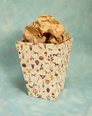 Image of Waste Paper Bin - Motif Lattice