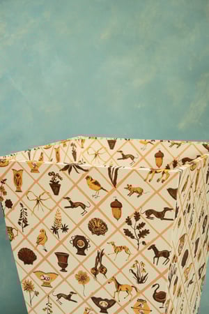 Image of Waste Paper Bin - Motif Lattice