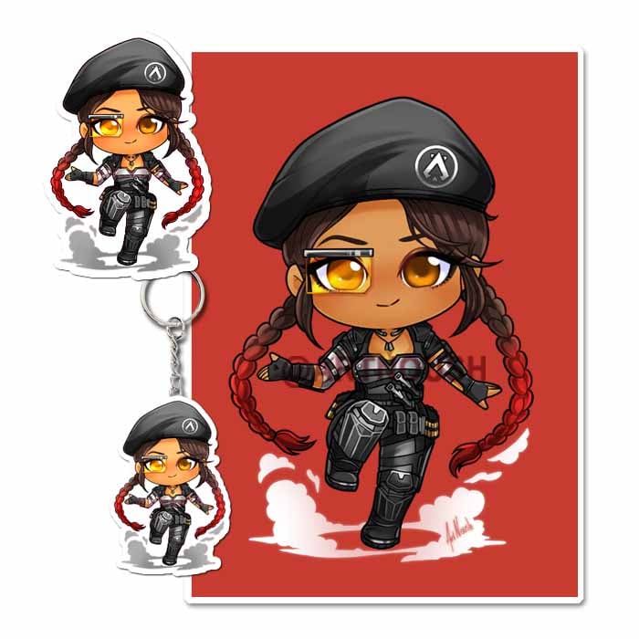 Arms Dealer Loba Chibi Bundle