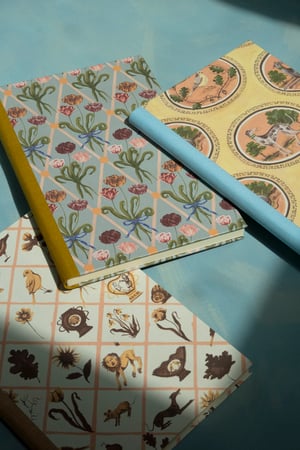 Image of A5 Hardback Notebook - Diamond Tulips