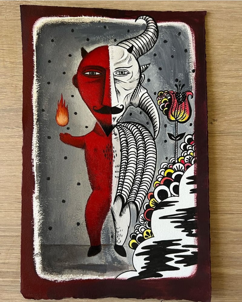 Image of Devil - collaboration between Scruffy Little Herbert and Paine Proffitt