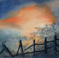 Image 2 of Spider's Web at Dusk 1640 - Limited Edition Print.