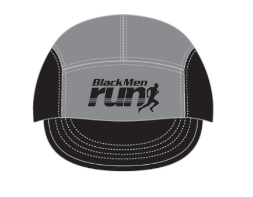 black and gray hat