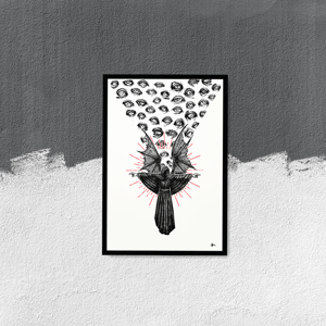 Image of "Specter" 13"x19" Luster Art Paper Print