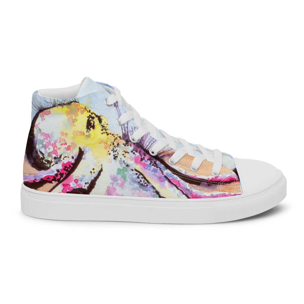 Image of Women’s high tops - "Contemplating the Deep"