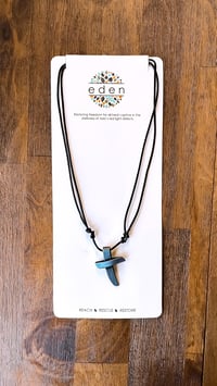 Eden - Rugged Cross Necklace