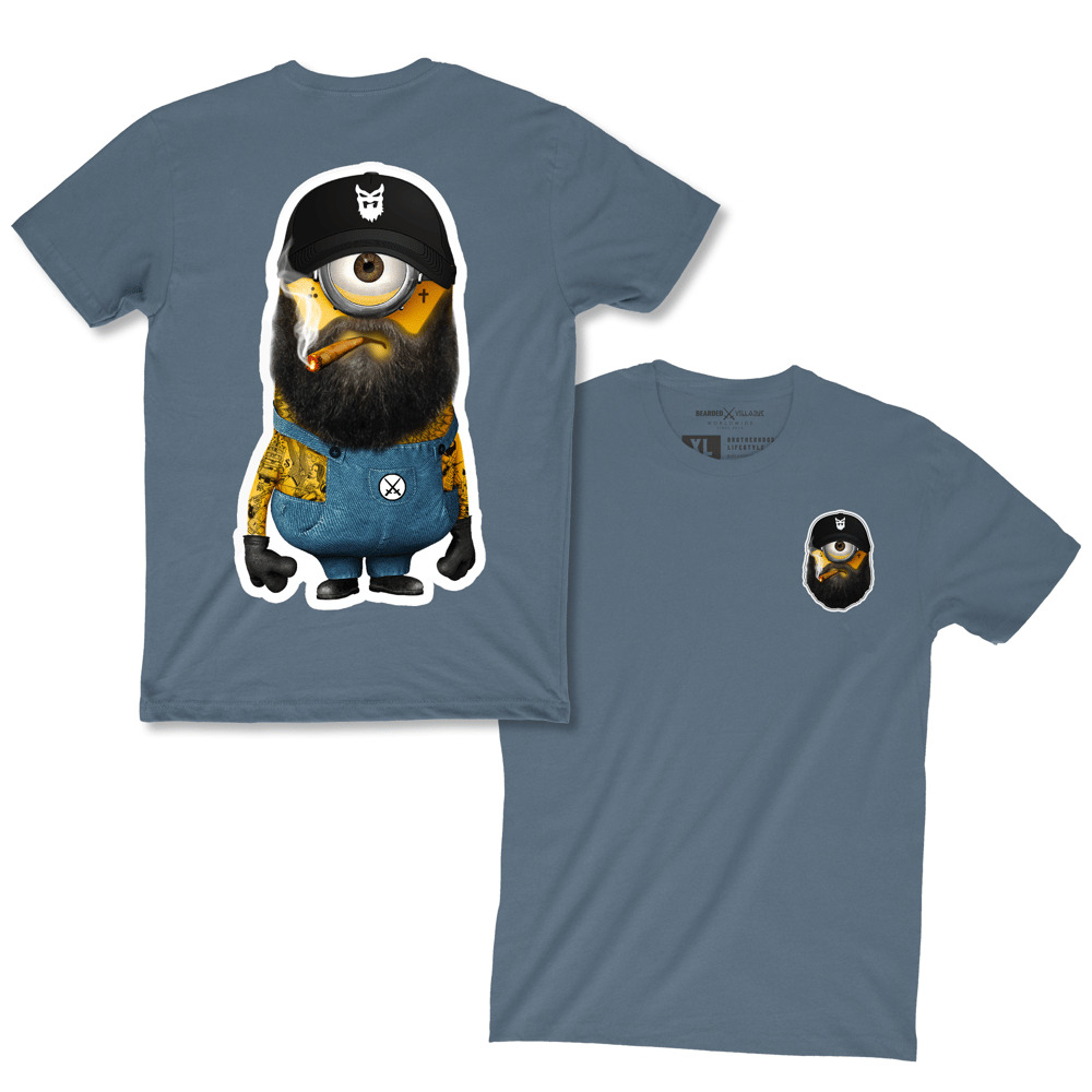 Image of ZERO FU*%S - Blue Tee