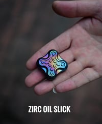 Image 3 of Zirc/Ti/Ultem-PEI Aztec square slider fidget pocket toys 
