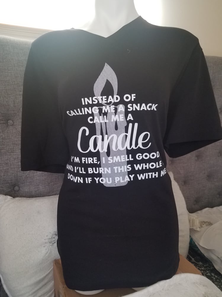 Image of XL Candle Graphic T Shirt