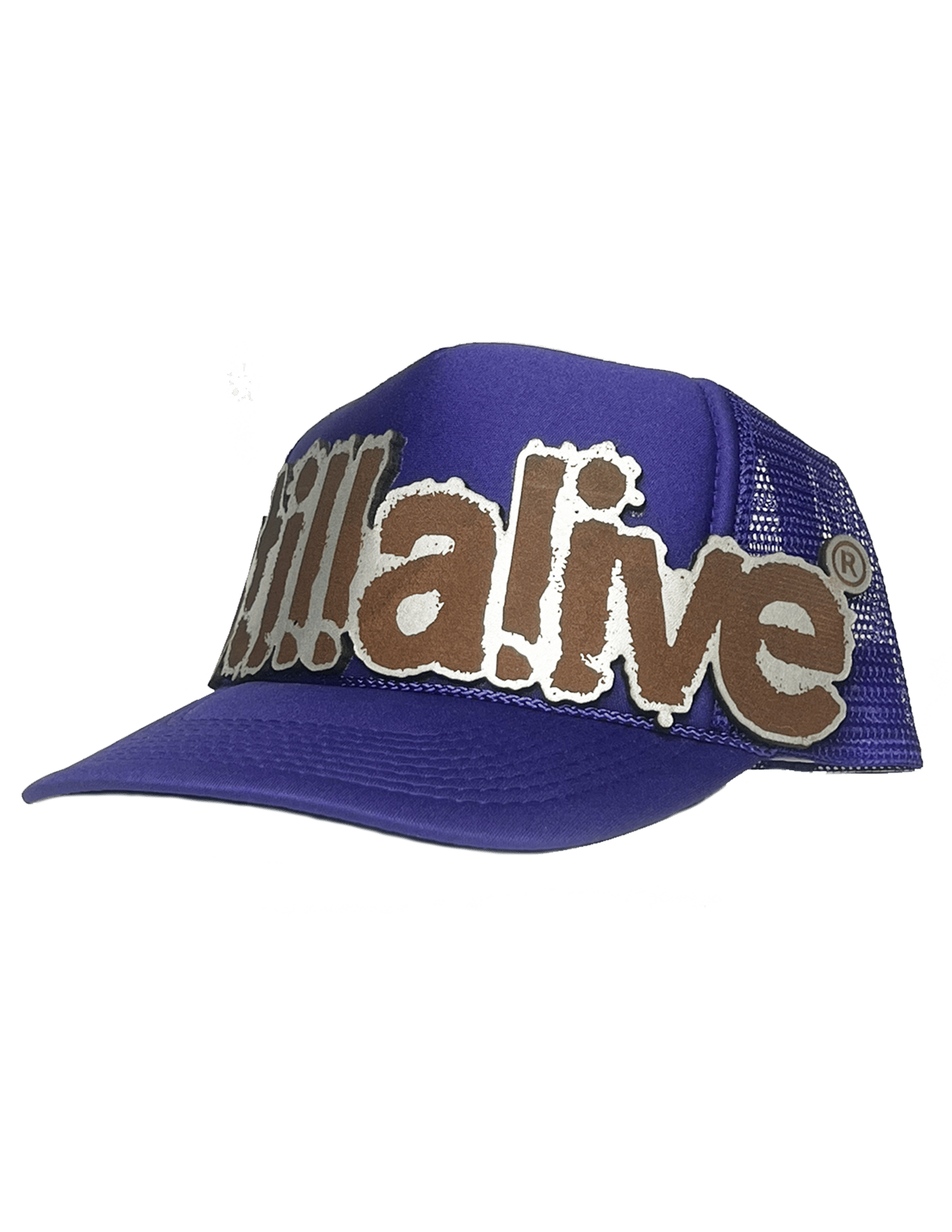 Image of "lower case" TRUCKER by. STILLALIVE® (purple)
