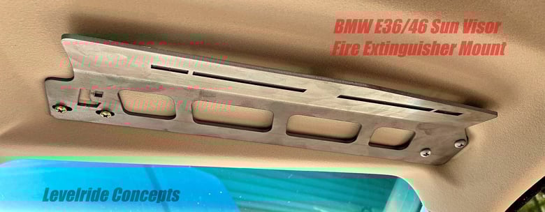 Image of BMW E36/E46 Sun Visor F.E.M. (Fire Extinguisher Mount)