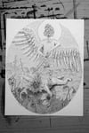 Original Illustration - "Mushroom Archangel"