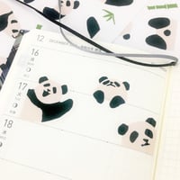 Image 4 of Corner Panda Clear Sticker Sheet